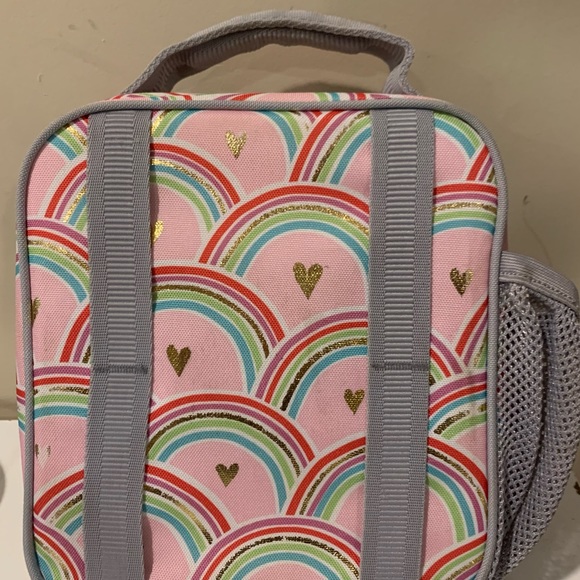 Pottery barn kids girls Mackenzie large backpack and classic lunch box euc - Picture 4 of 10